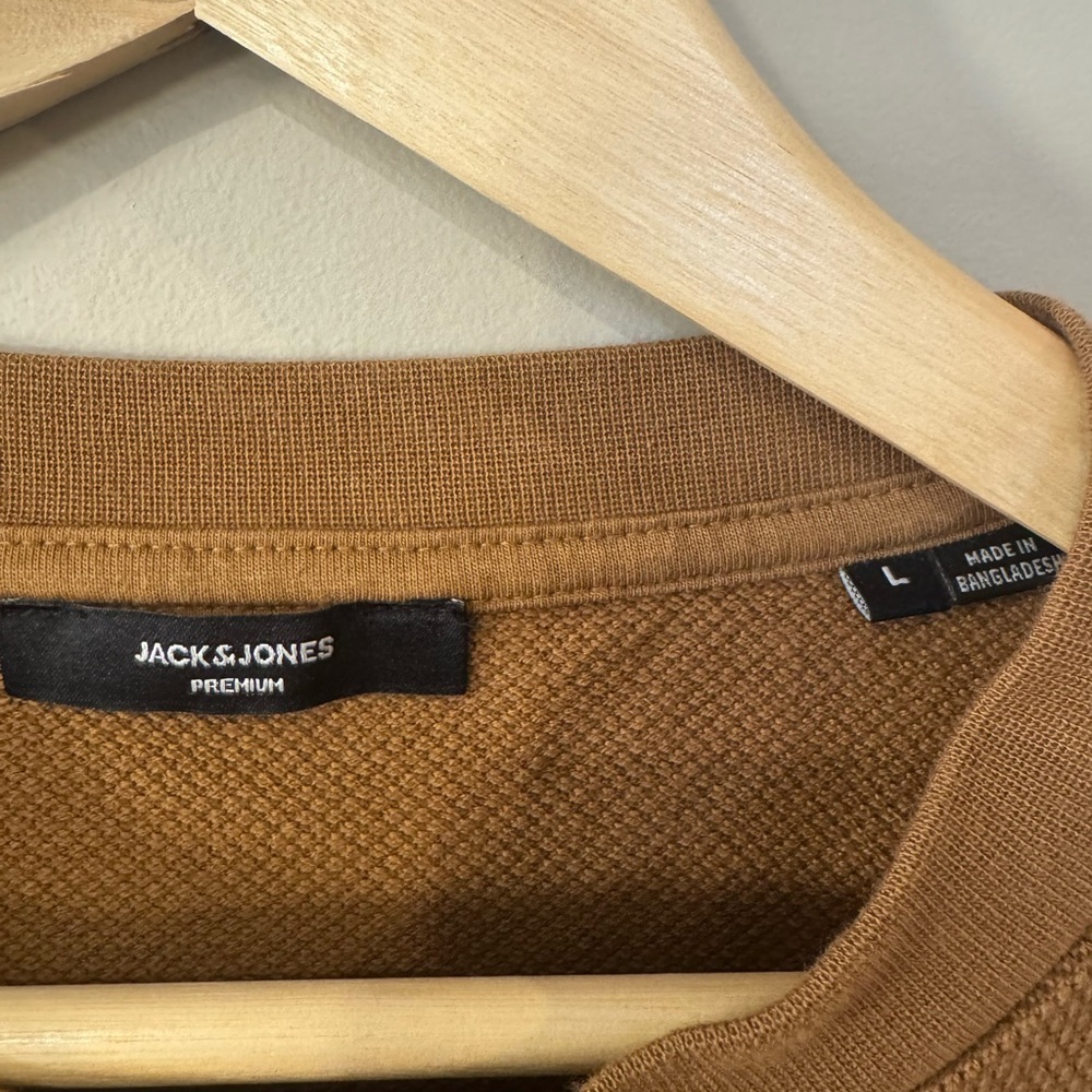 Jack & Jones Tan Crewneck Sweater - Picture 3 of 3